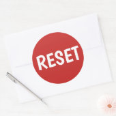 Maak uw eigen Button van het Terugstellen Ronde Sticker (Envelop)