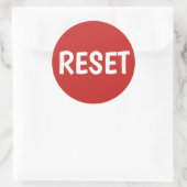 Maak uw eigen Button van het Terugstellen Ronde Sticker (Tas)