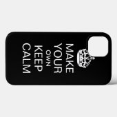 Maak uw eigen Calm iPhone Case - Sjabloon (Achterkant (horizontaal))