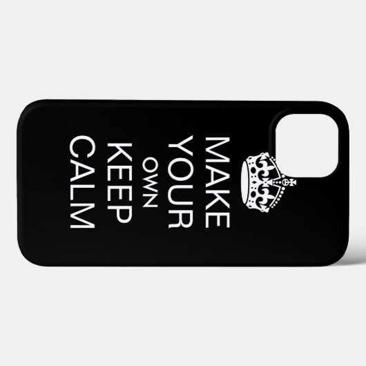 Maak uw eigen Calm iPhone Case - Sjabloon (Achterkant (horizontaal))