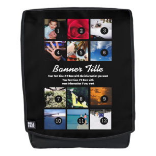 Maak uw eigen decor eenvoudig met 12 afbeeldingen  rugtassen