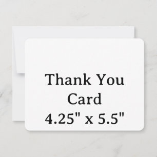 maak uw eigen eenvoudige 4.25" x 5.5" bedankkaart