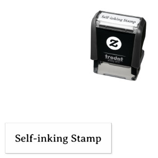 Maak Uw Eigen Eenvoudige Aangepaste 1.4" x 0.4" Zelfinktende Stempel