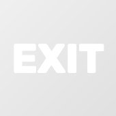 Maak Uw Eigen Eenvoudige Aangepaste Exit Ruitfolie Raamsticker (Vel)