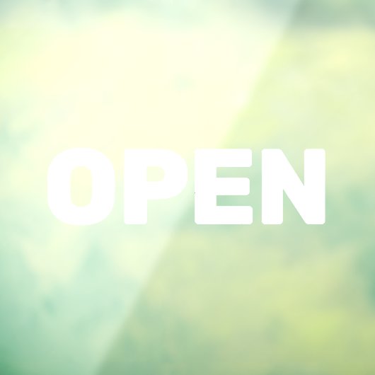 Maak Uw Eigen Eenvoudige Aangepaste Open Raam Foli Raamsticker (Vel 3)