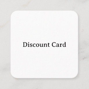 Maak Uw Eigen Eenvoudige Afgeronde 2.5" x 2.5" Kortingskaartje