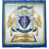 Maak uw eigen embleekboomstructuurcode gekweekt go douchegordijn (Voorkant)