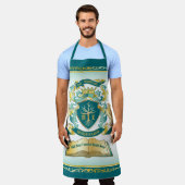 Maak uw eigen embleke boomstructuurcode gekroonde  schort (Gedragen)