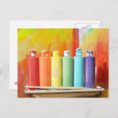 Maak uw eigen foto van Rainbows Briefkaart (Voorkant / Achterkant)