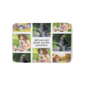 Maak uw eigen fotocollage en tekst badmat (Voorkant)