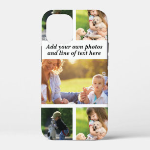 Maak uw eigen fotocollage en tekst iPhone 12 mini hoesje