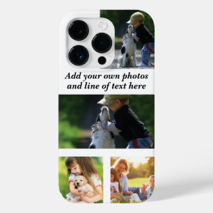 Maak uw eigen fotocollage en tekst Case-Mate iPhone 14 pro hoesje
