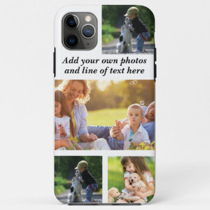 Maak uw eigen fotocollage en tekst iPhone 11 pro max hoesje