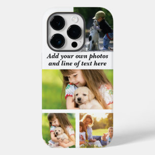 Maak uw eigen fotocollage en tekst Case-Mate iPhone 14 pro hoesje