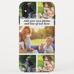 Maak uw eigen fotocollage en tekst iPhone XS max hoesje