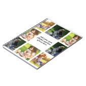 Maak uw eigen fotocollage en tekst notitieboek (Linkerzijde)