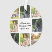 Maak uw eigen fotocollage en tekst ornament (voorkant)