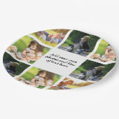 Maak uw eigen fotocollage en tekst papieren bordje (Gekanteld)