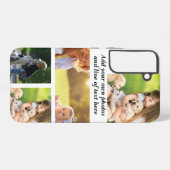 Maak uw eigen fotocollage en tekst samsung galaxy hoesje (Achterkant horizontaal)