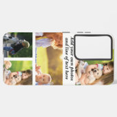 Maak uw eigen fotocollage en tekst samsung galaxy hoesje (Achterkant horizontaal)