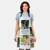 Maak uw eigen fotocollage en tekst schort (Gedragen)