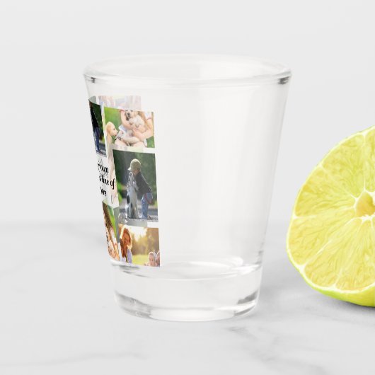 Maak uw eigen fotocollage en tekst shot glas (Rechts)