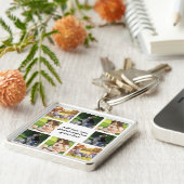 Maak uw eigen fotocollage en tekst sleutelhanger (Zijkant)