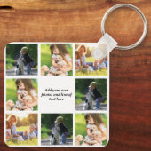 Maak uw eigen fotocollage en tekst sleutelhanger (Achterkant)