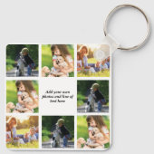 Maak uw eigen fotocollage en tekst sleutelhanger (Achterkant)