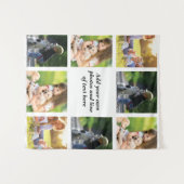 Maak uw eigen fotocollage en tekst wandkleed (Voorkant (horizontaal))