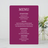 Maak Uw Eigen Gepersonaliseerd Menu (Staand voorkant)