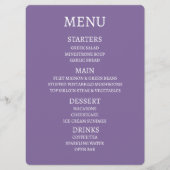 Maak Uw Eigen Gepersonaliseerd Menu (Voorkant)