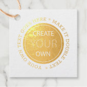 Maak uw eigen - gepersonaliseerd, merkgebonden / A Bedankjes Labels (Voorkant)