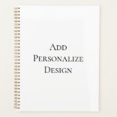 Maak uw eigen gepersonaliseerde aangepaste planner (Voorkant)