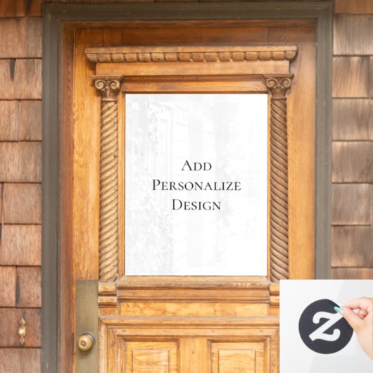 Maak uw eigen gepersonaliseerde aangepaste raamsticker (Huis Deur)