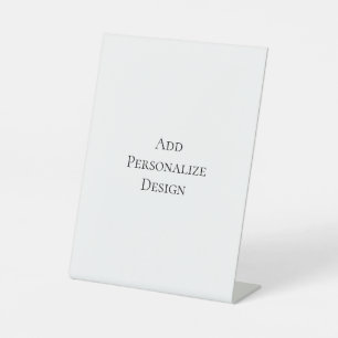 Maak Uw Eigen Gepersonaliseerde Aangepaste Reclamebord Met Voetstuk