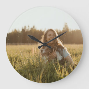Maak Uw Eigen Gepersonaliseerde Foto Grote Klok
