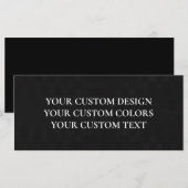 Maak Uw Eigen Gepersonaliseerde Menu (Voorkant / Achterkant)