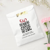 Maak Uw Eigen Gepersonaliseerde QR Code Zakelijk Bedankzakje (Gezegeld)