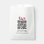 Maak Uw Eigen Gepersonaliseerde QR Code Zakelijk Bedankzakje (Voorkant)