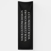 Maak Uw Eigen Gepersonaliseerde Spandoek (Verticaal)