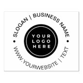 Maak uw eigen grote bedrijf Logo Rubberstempel (Afrduk)