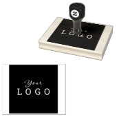 Maak uw eigen grote vierkant Logo van het Bedrijf Rubberstempel (Gestempeld)