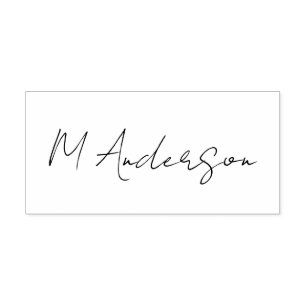 Maak Uw Eigen Handtekening Op Maat Gepersonaliseer Zelfinktende Stempel
