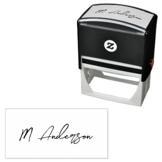 Maak Uw Eigen Handtekening Op Maat Gepersonaliseer Zelfinktende Stempel