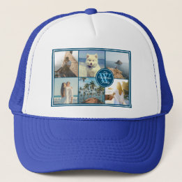 Maak uw eigen Installagram Grid Summer Photo Colla Trucker Pet
