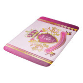 Maak uw eigen jas van wapenroze goudparels badmat (Gekanteld)