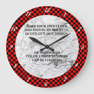 MAAK UW EIGEN KLOT GROTE KLOK