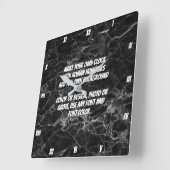 MAAK UW EIGEN KLOT VIERKANTE KLOK (Hoek)