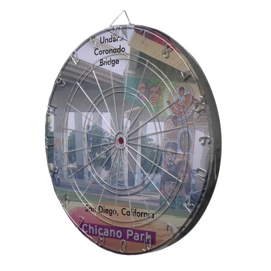 Maak uw eigen kunstbord dartbord (Voorkant Rechts)